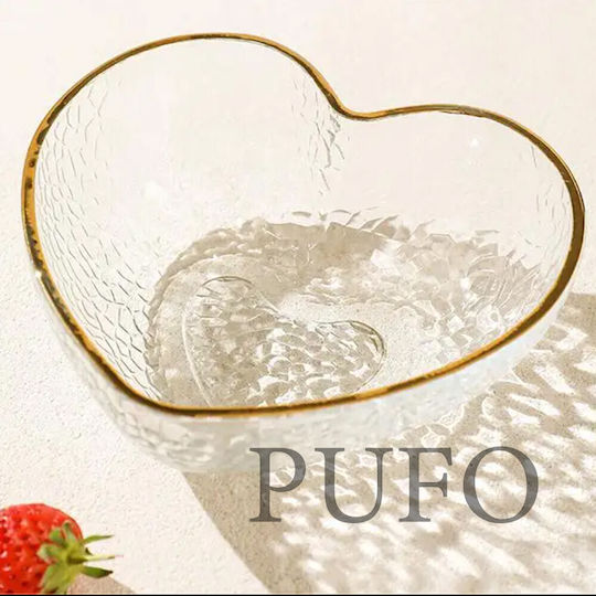 Bol Decorativ Plastic Aur 21x18cm 1buc