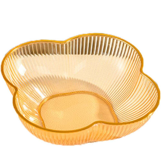 Bol Decorativ Plastic Galben 1buc