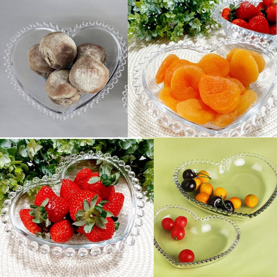 Decorative Bowl Ecru 22x17cm