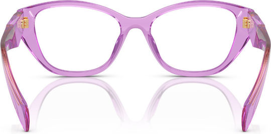 Prada Damen Acetat Schmetterling Lila PR21ZV 13R1O1