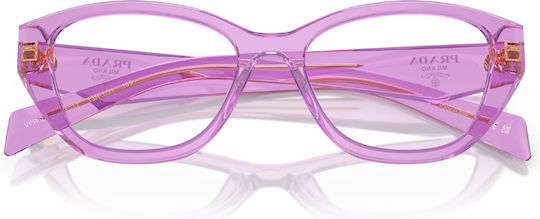 Prada Damen Acetat Schmetterling Lila PR21ZV 13R1O1