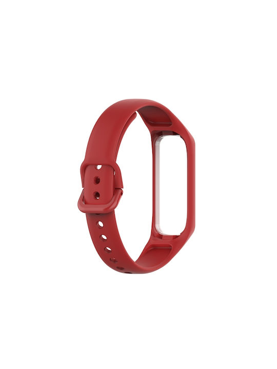 Samsung Galaxy Fit 2 Silicone Watch Band Κόκκινο Samsung Galaxy Fit 2 Silicone Watch Band Κόκκινο