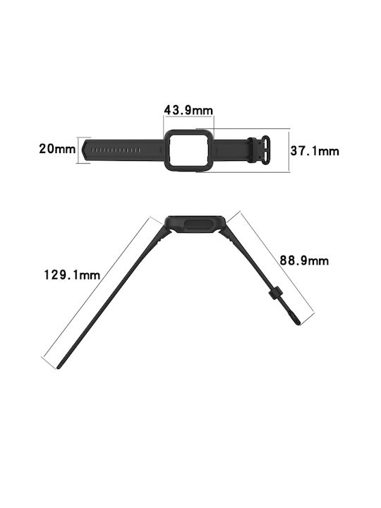 Xiaomi Mi Watch Lite Silicone Solid Color Band Watch White