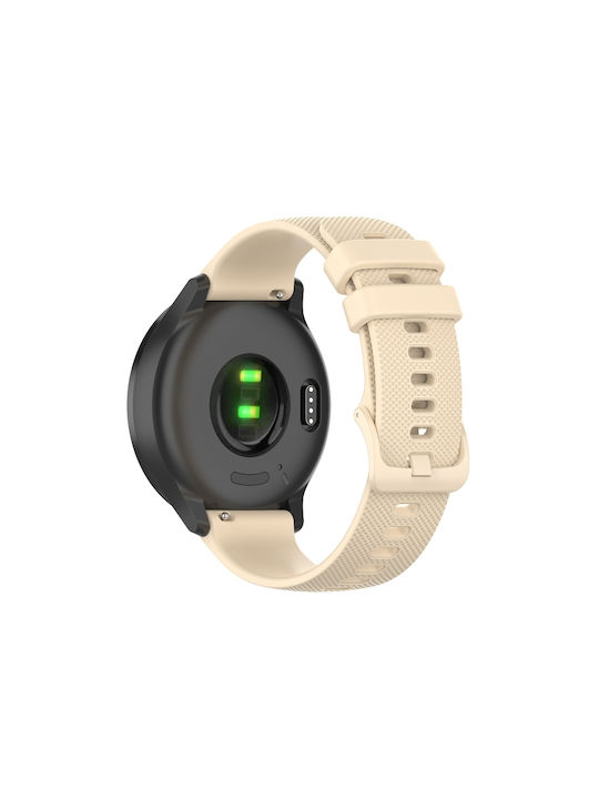 Honor Magic Watch 2 42mm Καρό Λουράκι Ρολογιού Σιλικόνης Μπεζ