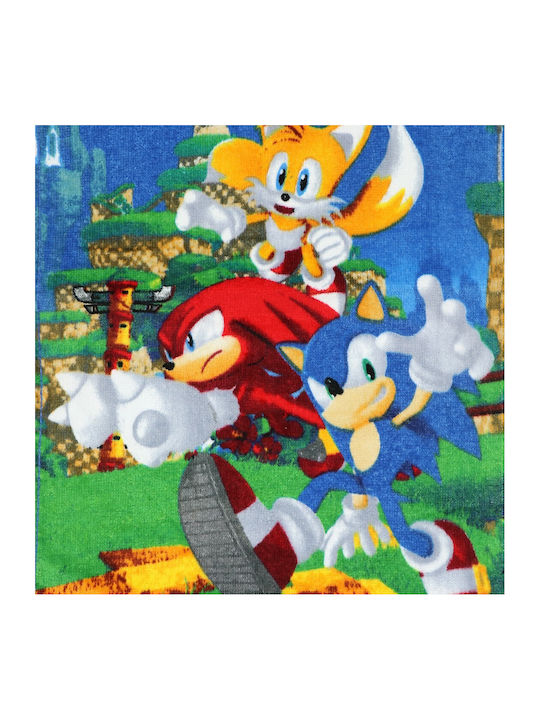 Sega Βρεφική Πετσέτα Προσώπου/Χεριών Μπλε 30x50cm sc86
