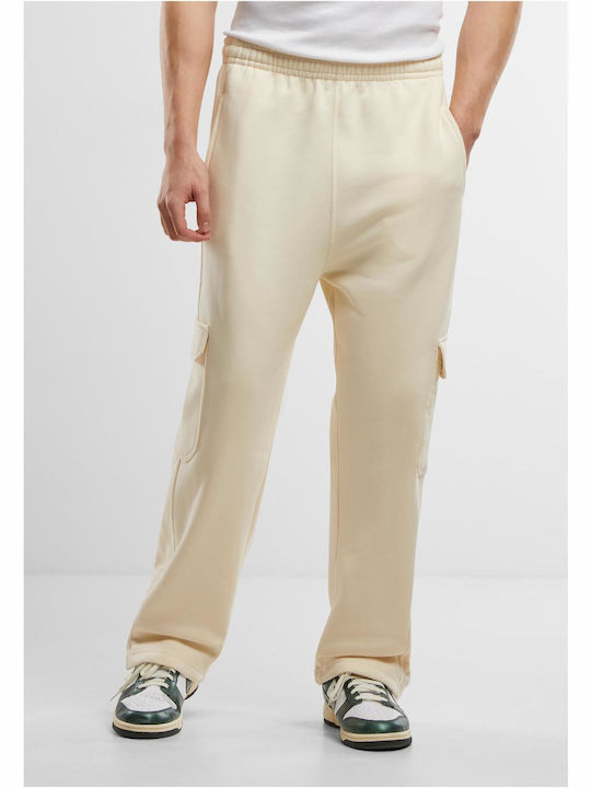 Cargo Sweatpants without Elastic Whitesand