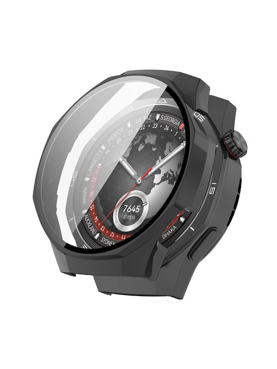 Θήκη 2σε1 + Γυαλί Μετριασμένο Huawei Watch Gt 5 Pro 46mm Μαύρη Θήκη 2σε1 + Γυαλί Μετριασμένο Huawei Watch Gt 5 Pro 46mm Μαύρη