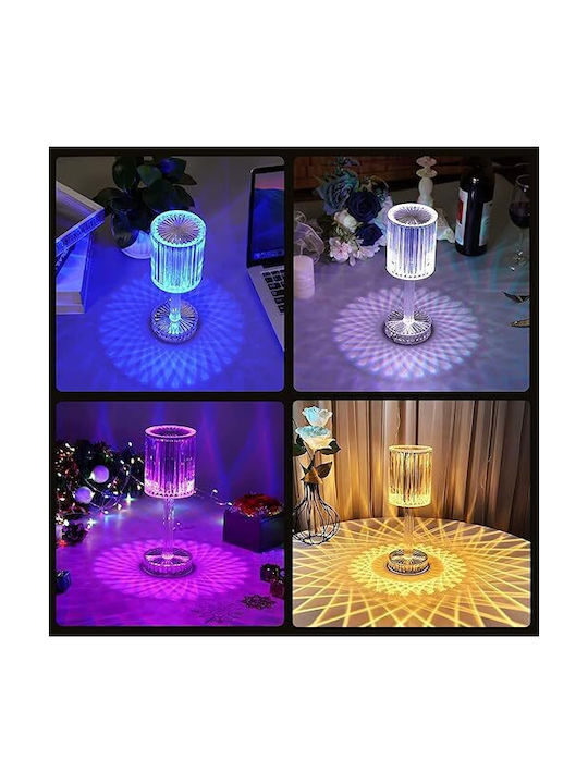 Verk Group Διακοσμητικό Φωτιστικό LED RGB 25x8.5εκ.