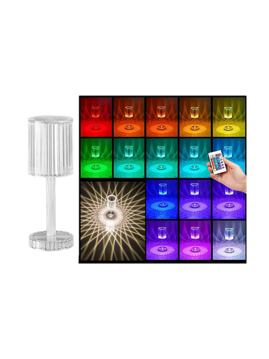 Verk Group Διακοσμητικό Φωτιστικό LED RGB 25x8.5εκ.