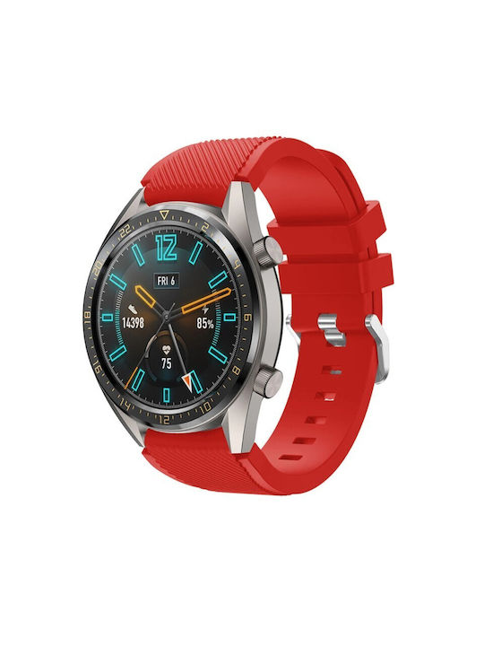 Beste Zubehör Silikonarmband Rot Huawei Watch 5 5 Pro 46mm Watch 4 4 Pro 46mm Watch 3 3
