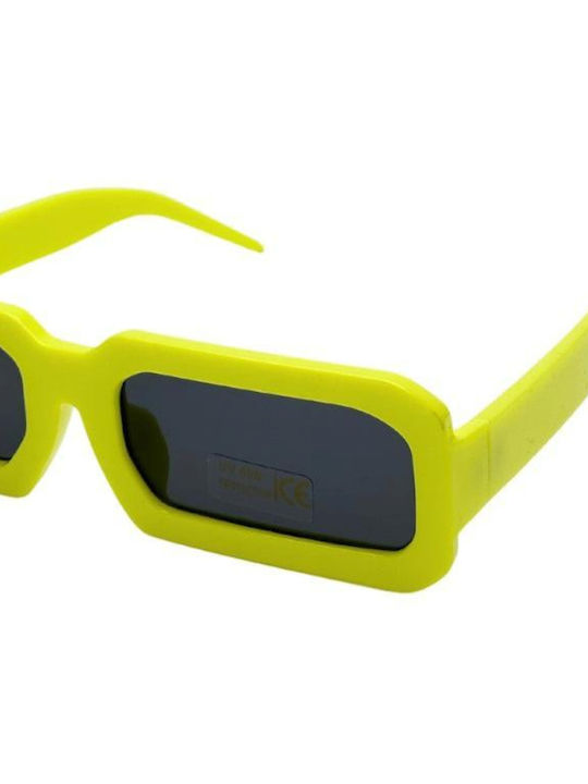 SeeVision Sunglasses with Yellow Frame and Yellow Lens NEONYELLOW-ONESIZE-4-3-2235-50040