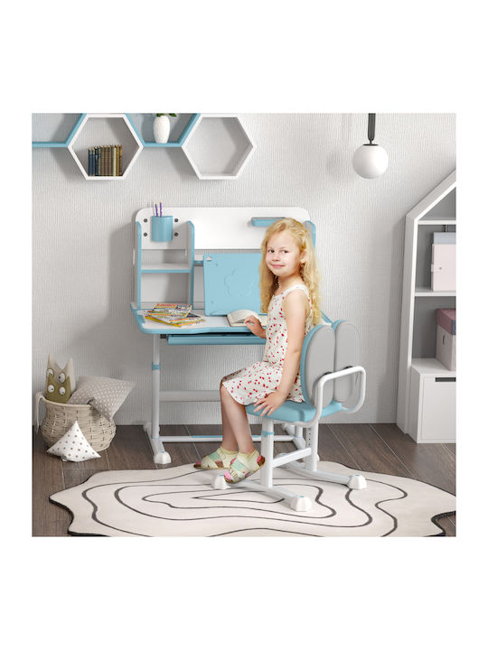 Παιδικό Γραφείο από Μελαμίνη Μπλε 80x55x107.5cm
