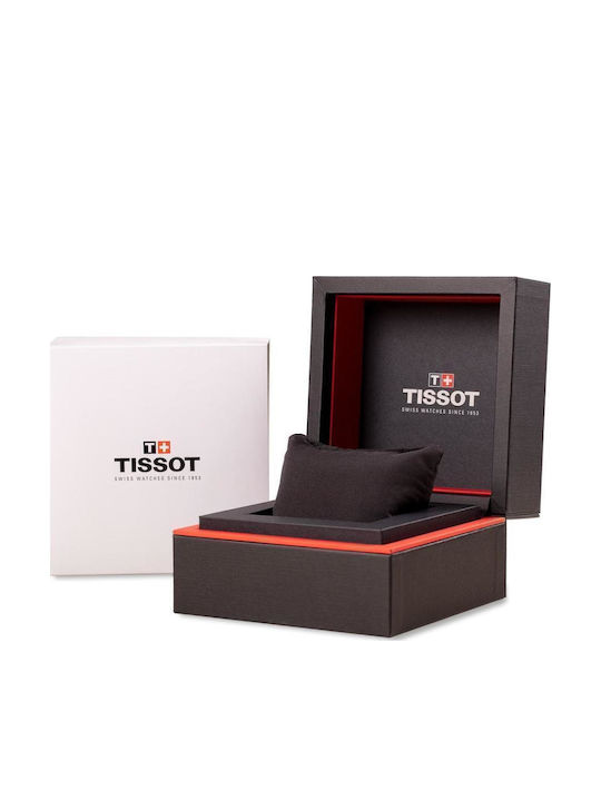 Tissot Γυναικείο Ρολόι 34mm Μπαταρίας με Ασημί Ατσάλινο Μπρασελέ