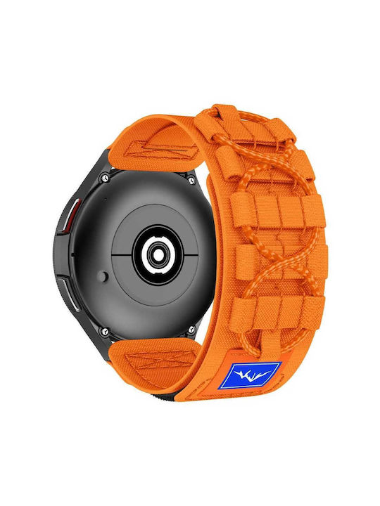 Λουράκι Universal 22mm Samsung Galaxy Watch3 45mm Galaxy Watch 46mm Huawei Watch Ultimate Design Nylon Orange 2100107300507