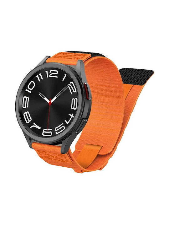 Λουράκι Universal 22mm Samsung Galaxy Watch3 45mm Galaxy Watch 46mm Huawei Watch Ultimate Design Nylon Orange 2100107300507