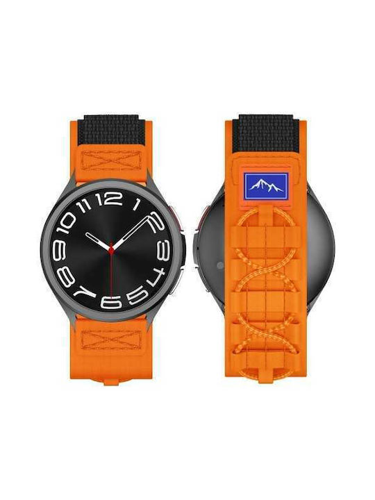 Λουράκι Universal 22mm Samsung Galaxy Watch3 45mm Galaxy Watch 46mm Huawei Watch Ultimate Design Nylon Orange 2100107300507