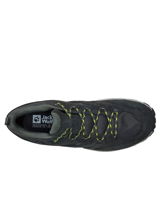 Jack Wolfskin Vojo Tour Texapore Low Bărbați Pantofi de drumeție Impermeabil Negre