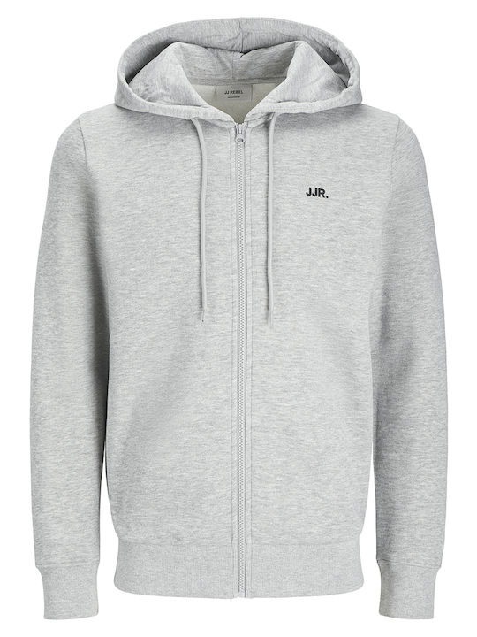Herren Sweatshirt mit Kapuze Hellgrau Meliert Gray 12266382-Hellgrau Meliert