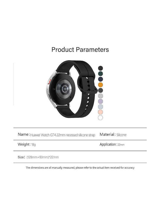 Kalebol Λουράκι Σιλικόνης Midnight Green (Huawei Watch 4 Pro)
