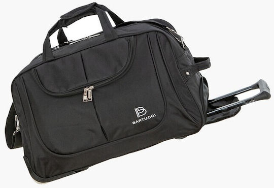 Bartuggi Reisetasche 72.8Es Schwarz mit Rädern Stoff L65xB31.4xH31.4cm
