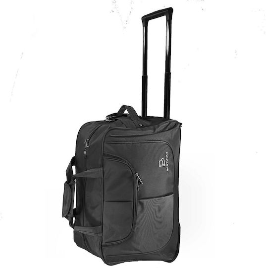 Bartuggi Reisetasche 72.8Es Schwarz mit Rädern Stoff L65xB31.4xH31.4cm