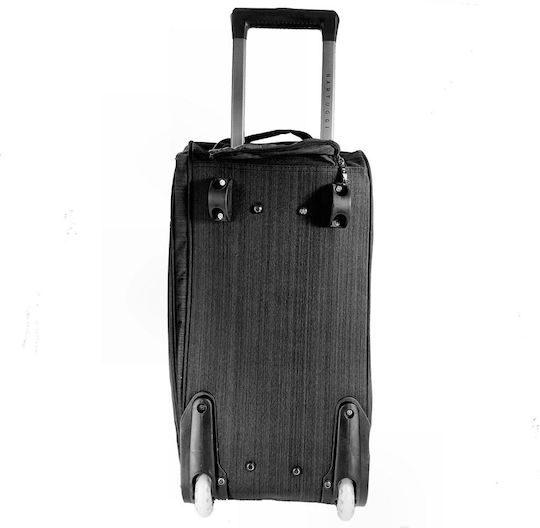 Bartuggi Reisetasche 72.8Es Schwarz mit Rädern Stoff L65xB31.4xH31.4cm