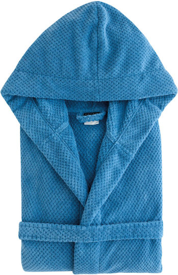 Kentia Kids Hooded Bathrobe Loft Jump 19 Blue Kentia Kids Hooded Bathrobe Loft Jump 19 Blue