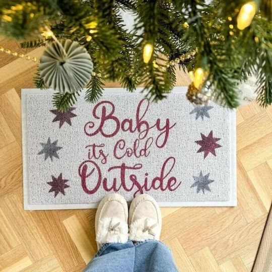 Artsy Mats Πατάκι Εισόδου Baby It's Cold Outside Πολύχρωμο 70x40εκ.