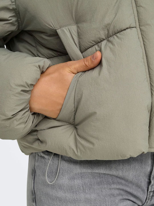 Hope Scurtă Jachetă de femei Puffer Silver Sage