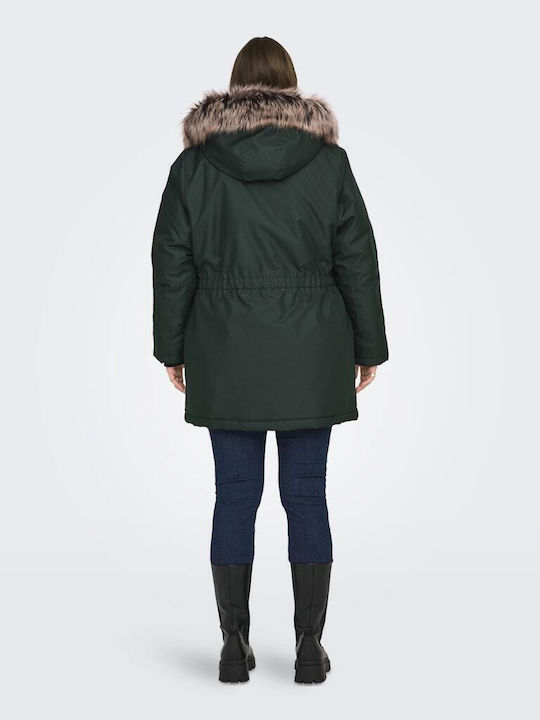 Only Jacket Parka Oil Green