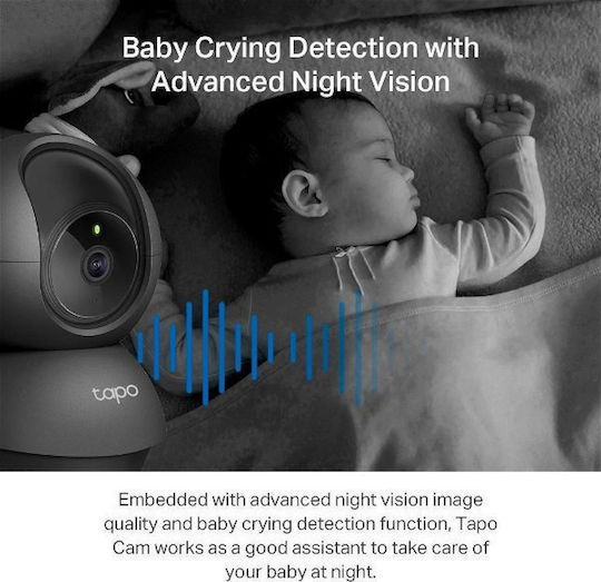 TP-LINK Tapo C211 v2 IP Surveillance Camera Wi-Fi Full HD+ 3MP with Two-Way Communication and Lens 2.4mm
