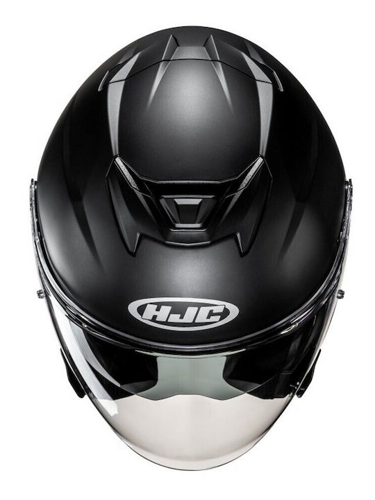 HJC i31 Black Matt Motorcycle Helmet Jet ECE 22.06 1500gr with Sunvisor