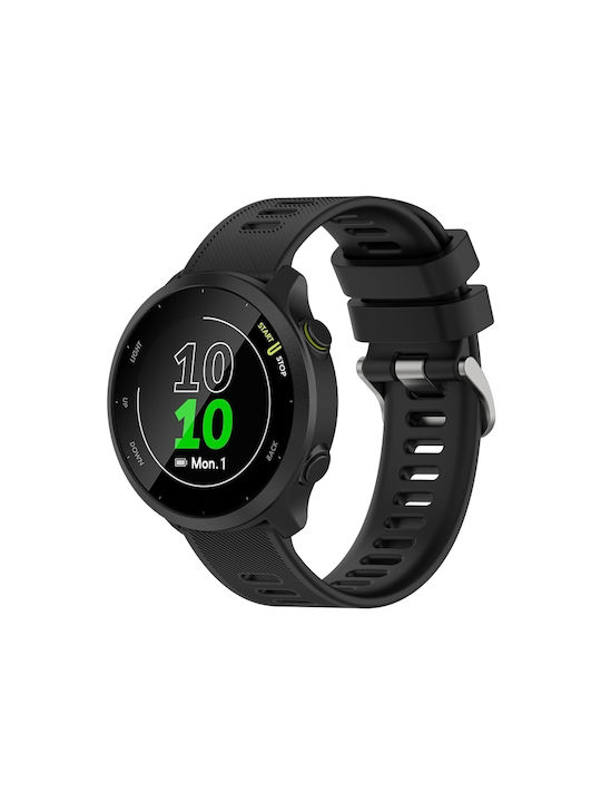 Strap Silicone Black (Garmin Forerunner 158, Garmin Forerunner 55)