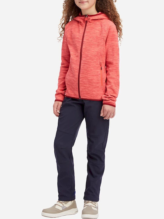 Cardigan pentru copii Fleece Roz Choco Iii