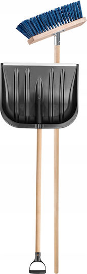 Kadax Snow Shovel + Street Brush Snow Removal Sweeping Set