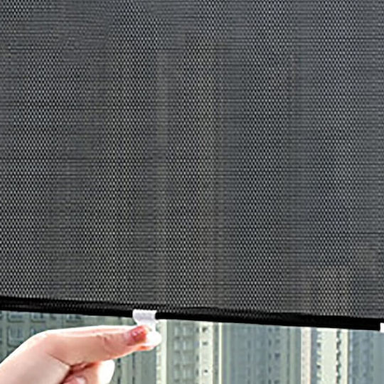 Plasă De Țânțari Pentru Fereastra Cu Mișcare Verticală Din Plastic Gri 125x68cm