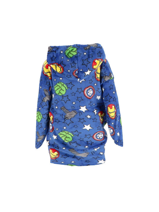 Marvel Κουβέρτα Fleece Μπλε 60x75εκ.