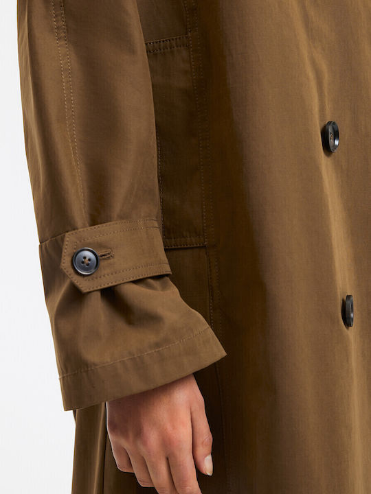 Damen Grün Trenchcoat Oversized