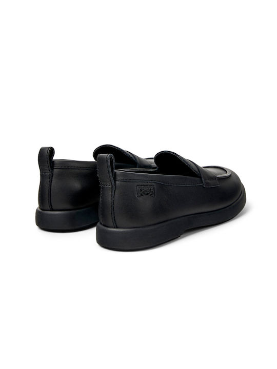 Camper Leather Women's Loafers in Black Color