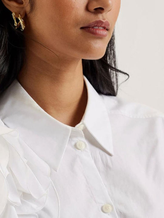 Women's Long Sleeve Shirt White