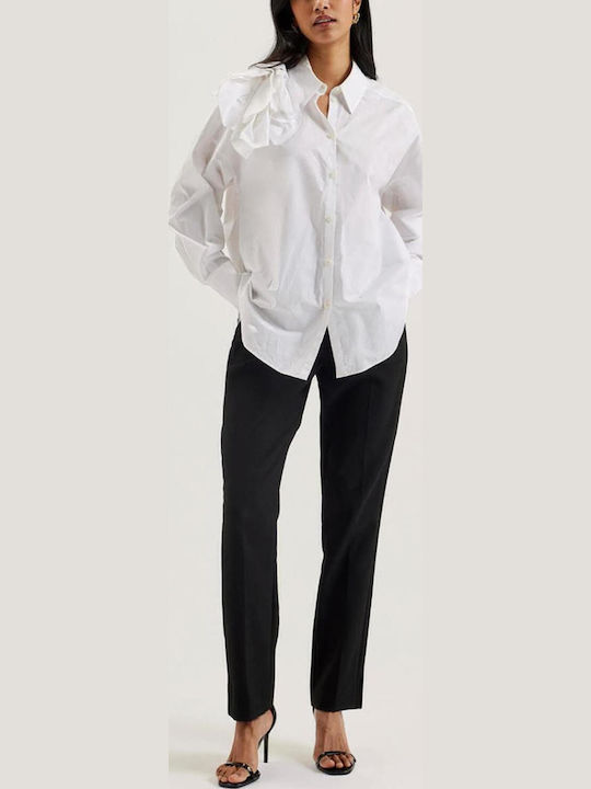 Women's Long Sleeve Shirt White