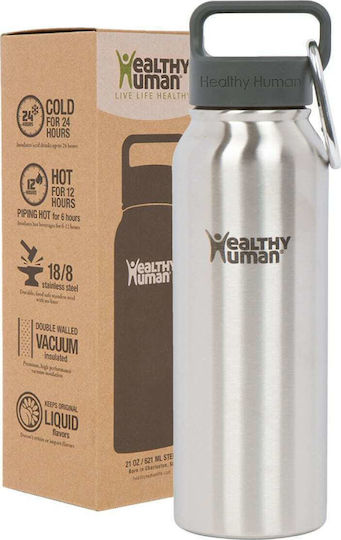 Healthy Human Healthy Human Stainless Steel Thermos Bottle 621ml
