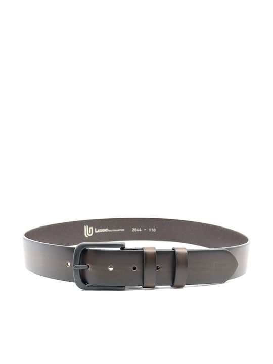 Wide Men's Belt Brown