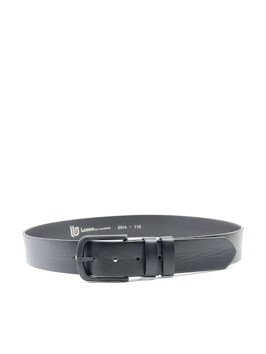 Wide Men's Belt Black
