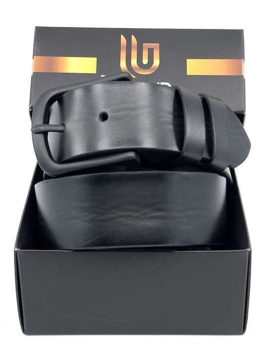 Wide Men's Belt Black