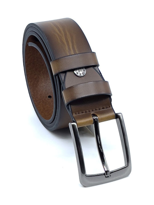 Legend Accessories Ανδρική Ζώνη από Δερματίνη Ταμπά