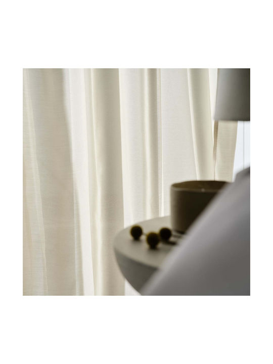 Gofis Home Curtain with Pencil Pleat Renata Beige 140x280cm