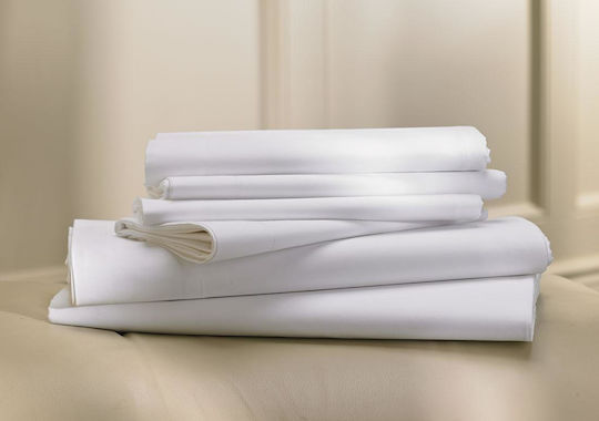 Σεντόνι Ξενοδοχείου Naxos Semi Percale Easy Iron King Size