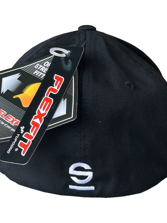 Jockey Flexfit Negru pentru Bărbați Sparco 01357