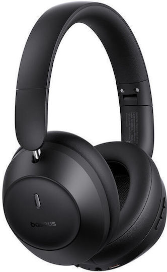 Baseus Bass 30 Max Wireless / Wired On Ear Headphones with 50 hours of Operation and Quick Charge Black